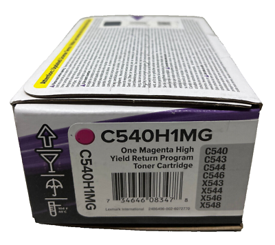 [734646083478] Toner Lexmark C540H1MG Magenta