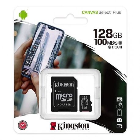 [740617298703] Kingston Memoria Micro SD 128GB Canvas Clase 10