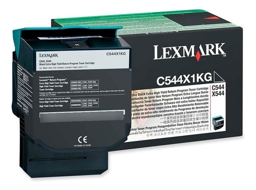 [734646083539] Toner Lexmark C544X1KG Negro