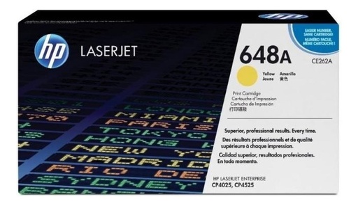 [884420186854] Toner Hp 648A Amarillo CE262A Original