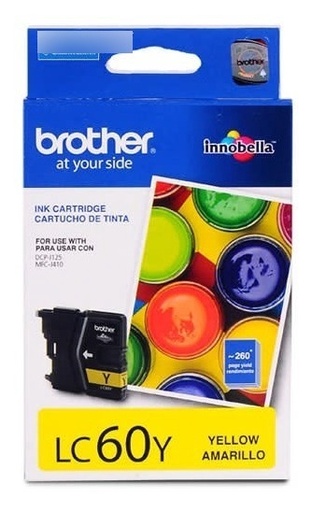 [BROLC60Y] Cartucho Brother LC60 Amarillo LC60A Original