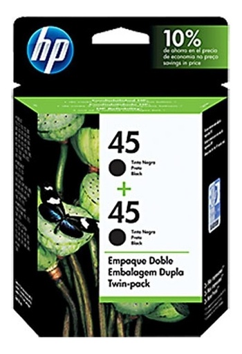 [882780882935] Cartucho Hp 45 Dual C6650FL Negro Original