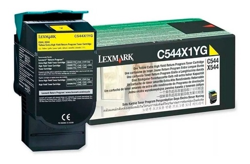 [734646083560] Toner Lexmark C544X1YG Amarillo Original