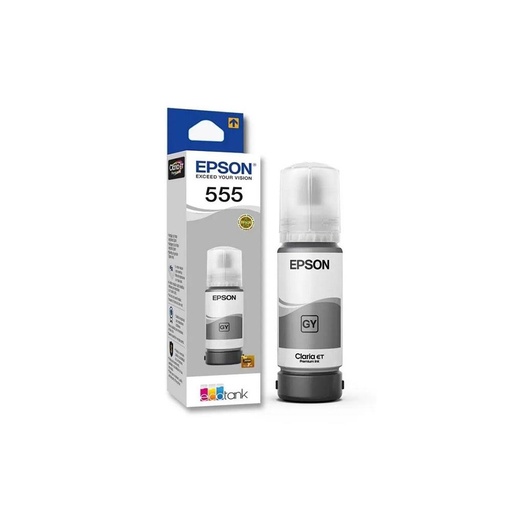 [010343959149] Tinta Epson 555 Gris T555520 Original