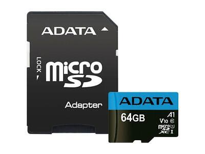 [4713218461933] Memoria Adata 64GB Micro SDXC c/Adaptador Clase 10