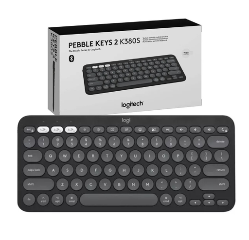 [097855186201] Logitech Teclado K380S Pebble Grafito Bluetooth