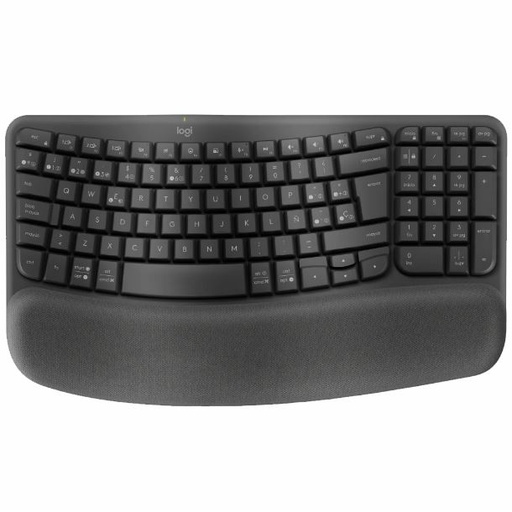 [097855191458] Teclado Logitech Ergo Inalambrico Wave Keys Grafito 920-012278