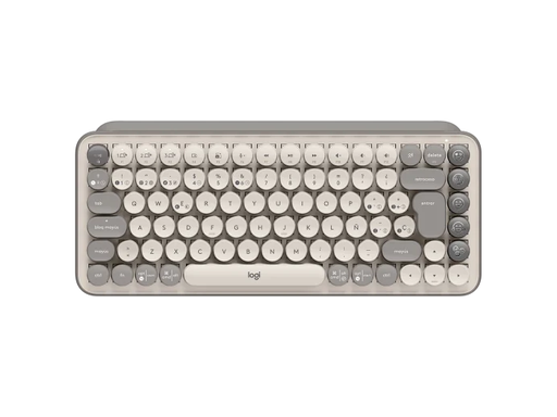 [097855183941] Teclado Logitech POP KEYS Mecanico Inalambrico Español Color Arena 920-011518