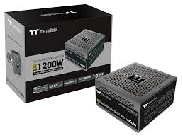 [4713227538183] Fuente Thermaltake 1200w 80 Plus Gold Modular PCIe Gen 5 Atx 3.0 Smart Zero Fan THOUGHPOWER GF A3 1200W