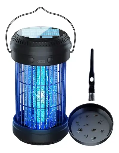 [7791234000018] Lampara OFF Mata Mosquito Con Carga Solar y Carga USB