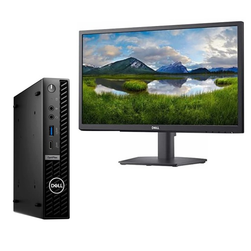 [0456892540] Combo PC DELL OPT 7010MFF I5 8GB 256GB + E222