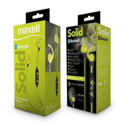 [025215498282] Auricular Maxell Solid EB-B100 Bluetooth 