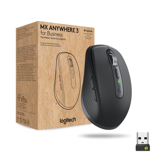 [097855188038] Mouse Logitech Mx Anywhere 3s for Business Grafito USB Bluetooth 910-006960