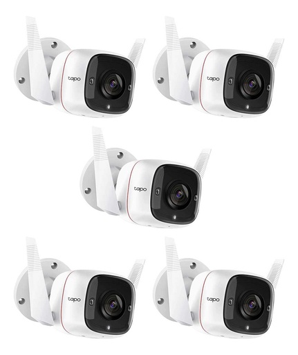 [6935364010911x5] Kit 5 Cámaras De Seguridad TP-link Tapo C310 V1