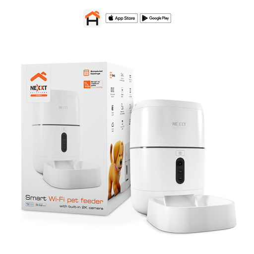 [798302058507NUEVO] Nexxt Alimentador Inteligente Para Mascotas NHA-P610 V2 Con Cam 2k 