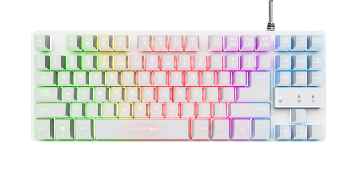 [8713439247398] Teclado Gaming Trust GXT833W Thado TKL RGB Blanco