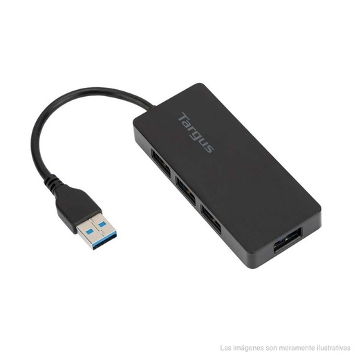 [092636307653] HUB Targus USB 3.0 4 Puertos ACH124