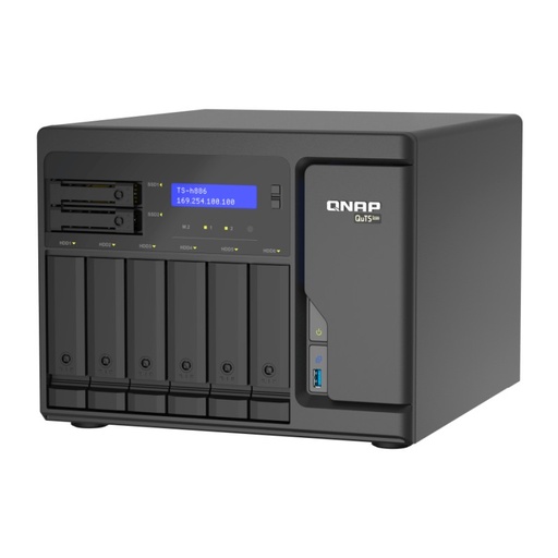 [4711103083246] Servidor NAS QNAP Torre TS-H886-D1602-8G-US 8 Bahias
