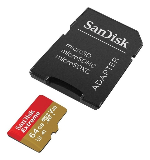 [619659170738] Tarjeta de Memoria SanDisk 64 GB Extreme Micro SDHC