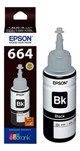[010343885295] Tinta Epson 664 Negro Original T664120