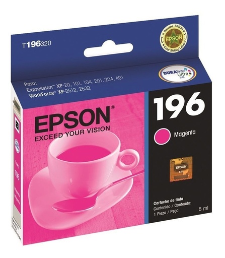 [010343902336] Epson 196 MAGENTA T196 Original