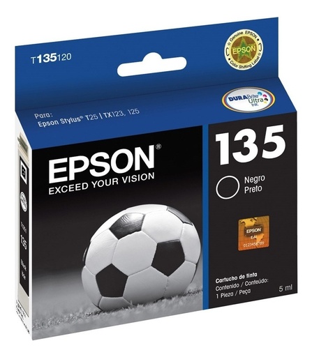 [010343876927] Cartucho Epson 135 Negro T135 Original
