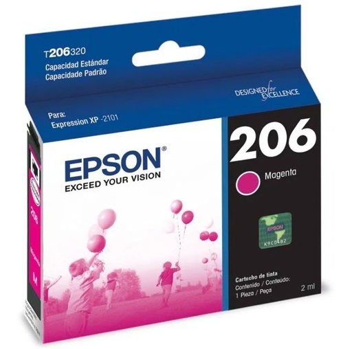 [010343947900] Epson 206 MAGENTA Original XP-2101 (7900)