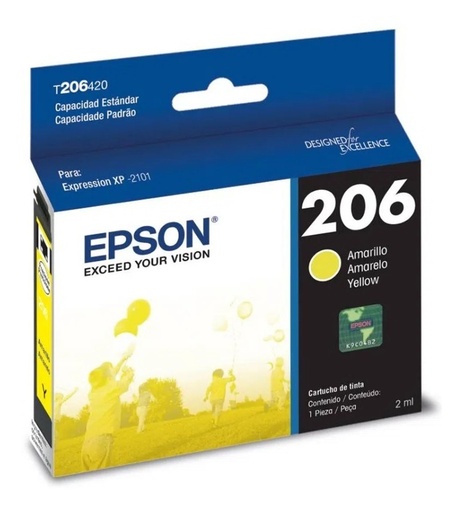 [010343947917] Epson 206 AMARILLO XP-2101 Original