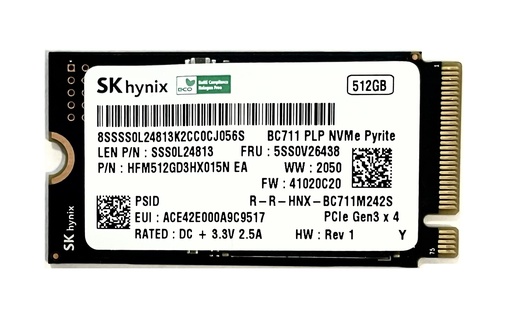 [NVME512GB] Disco SK hynix 512GB M2 CORTO(CUSTOM)