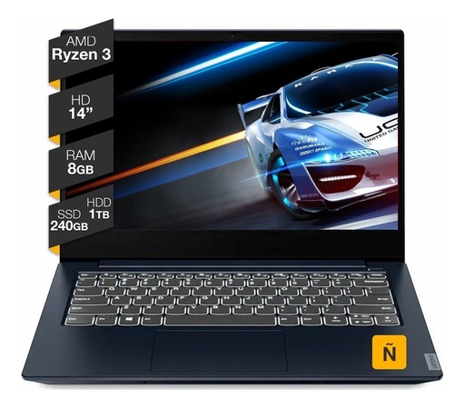 [194632947809] Notebook Lenovo S340 Ryzen 3 4gb 1tb HD 14"